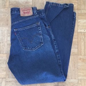 Men’s Levi 505 regular fit blue jeans